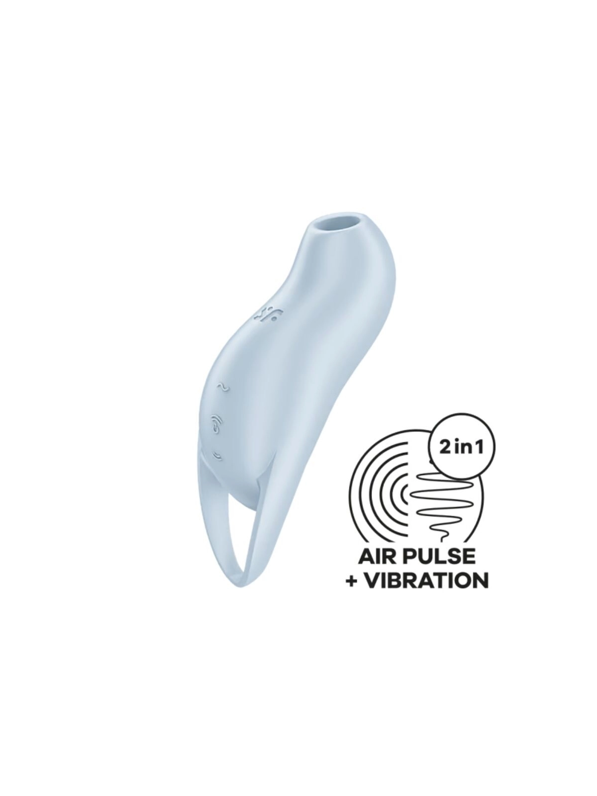 Pocket Pro 1 Klitoris-Stimulator Hellblau von Satisfyer Air Pulse