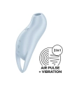 Pocket Pro 1 Klitoris-Stimulator Hellblau von Satisfyer Air Pulse