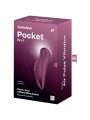 Pocket Pro 1 Klitoris-Stimulator Granat von Satisfyer Air Pulse