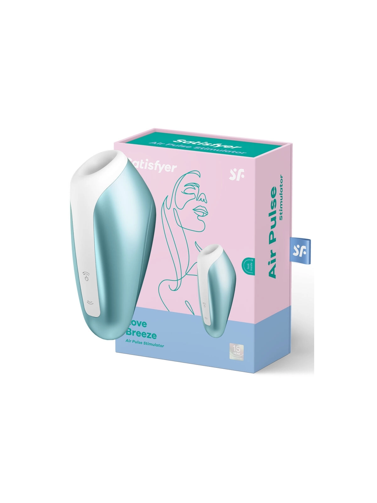 Love Breeze Succionador Ice Blue von Satisfyer Air Pulse