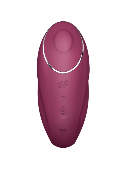 Tap & Climax 1 Auflegvibrator Rot von Satisfyer Layons