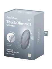 Tap & Climax 1 Auflegvibrator Grau von Satisfyer Layons