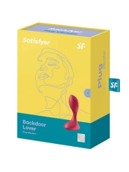 Backdoor Lover Roter Anal Vibrator Stecker Rot von Satisfyer Plugs