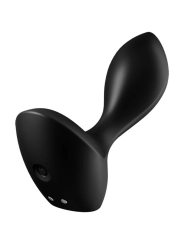 Backdoor Lover Roter Anal Vibrator Stecker Schwarz von Satisfyer Plugs