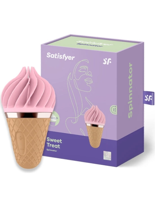 Süsses Lecker Spinnator Braun & Rosa von Satisfyer Spinnator