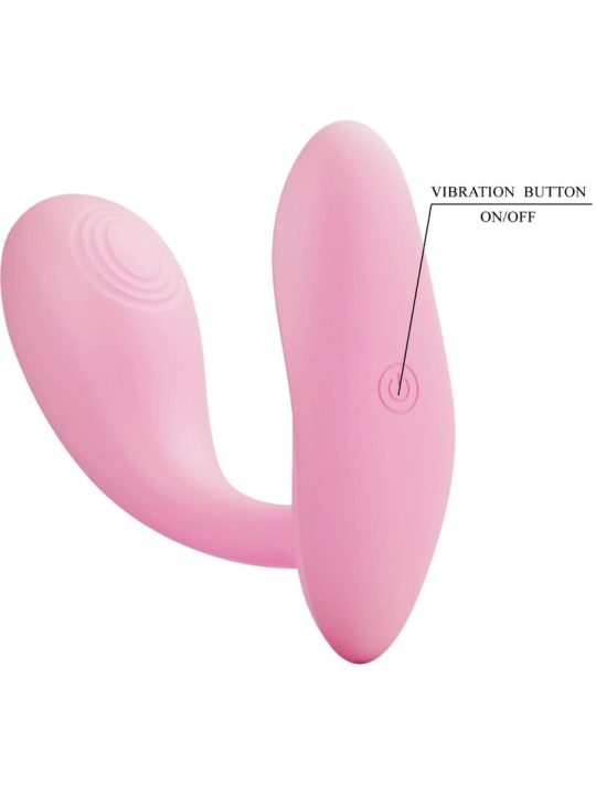 Baird G-Spot 12 Vibrationen Wiederaufladbare Rosa App von Pretty Love Flirtation