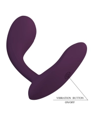 Baird G-Spot 12 Vibrationen Wiederaufladbar Lila App von Pretty Love Flirtation