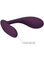 Baird G-Spot 12 Vibrationen Wiederaufladbar Lila App von Pretty Love Flirtation