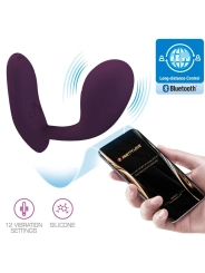 Baird G-Spot 12 Vibrationen Wiederaufladbar Lila App von Pretty Love Flirtation