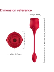 Rosa Leckende Vibrierende Klitzität & Vibrator Rot von Armony Stimulators