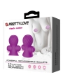 Nippelstimulatoren 12m Lila Vibration von Pretty Love Smart