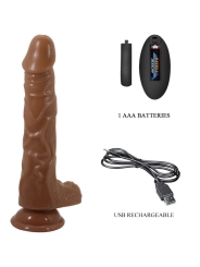 Bodach Realistischer Vibrator mit Fernbedienungssaugnapf von Baile Dildos