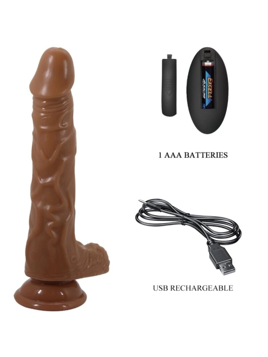 Bodach Realistischer Vibrator mit Fernbedienungssaugnapf von Baile Dildos