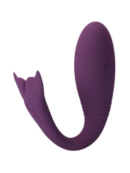 Jayleen Vibrator mit App-Fernbedienbares Lila von Pretty Love Led