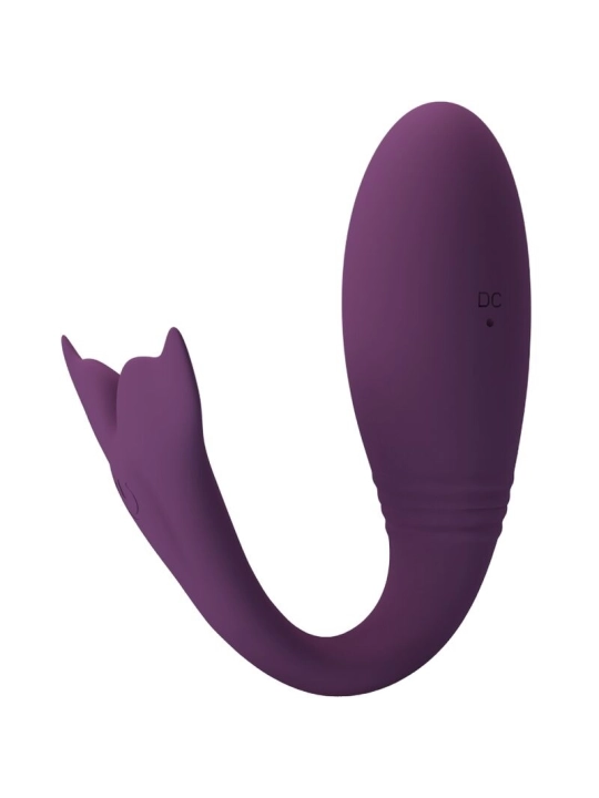 Jayleen Vibrator mit App-Fernbedienbares Lila von Pretty Love Led