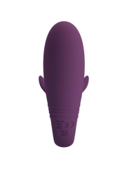 Jayleen Vibrator mit App-Fernbedienbares Lila von Pretty Love Led