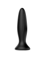 Wiederaufladbarer Schwarzer Vibrator Analsplug von Mr Play