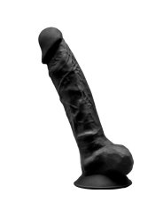 Model 1 Realistischer Penis Premium Silexpan Silikon Schwarz 20 cm von Silexd