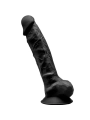 Model 1 Realistischer Penis Premium Silexpan Silikon Schwarz 20 cm von Silexd