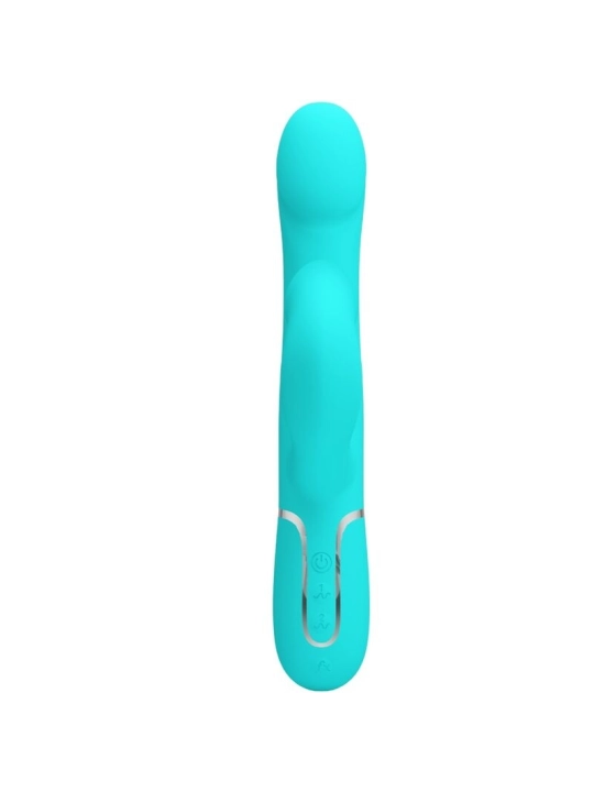 Rabbit Vibrator Pearls Aqua Green von Pretty Love Flirtation