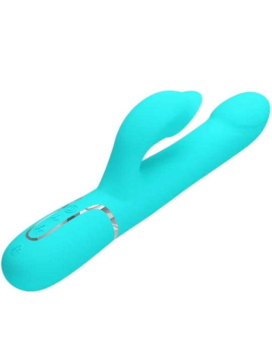 Rabbit Vibrator Pearls Aqua Green von Pretty Love Flirtation