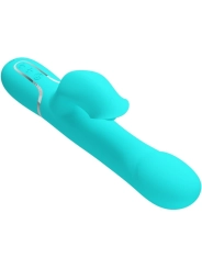 Rabbit Vibrator Pearls Aqua Green von Pretty Love Flirtation