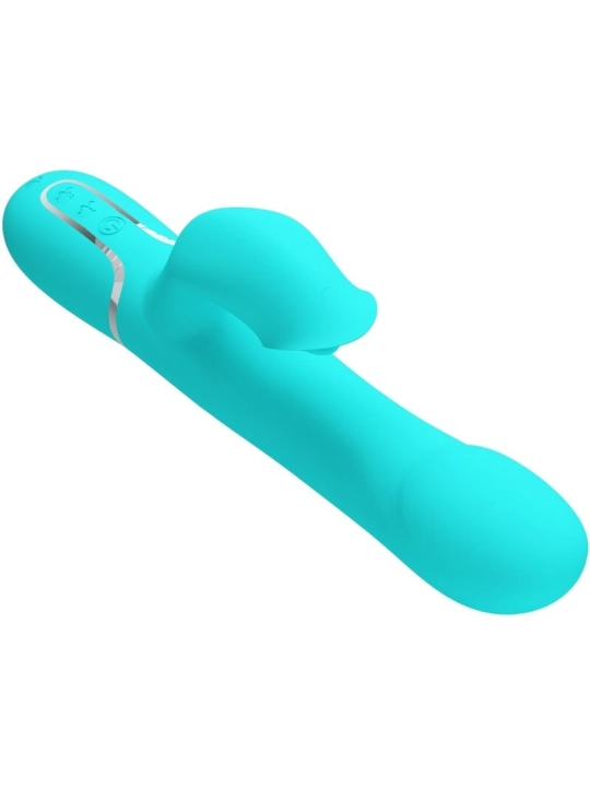 Rabbit Vibrator Pearls Aqua Green von Pretty Love Flirtation