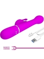 Dejon Rabbit Vibrator 3 in 1 Multifunktionsviolett von Pretty Love Flirtation