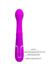 Dejon Rabbit Vibrator 3 in 1 Multifunktionsviolett von Pretty Love Flirtation