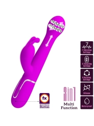 Dejon Rabbit Vibrator 3 in 1 Multifunktionsviolett von Pretty Love Flirtation