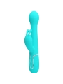 Dejon Rabbit Vibrator 3 in 1 Multifunktions-Aquagrün von Pretty Love Flirtation