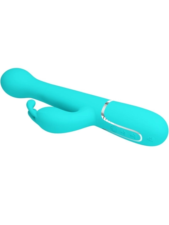 Dejon Rabbit Vibrator 3 in 1 Multifunktions-Aquagrün von Pretty Love Flirtation