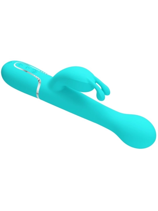 Dejon Rabbit Vibrator 3 in 1 Multifunktions-Aquagrün von Pretty Love Flirtation