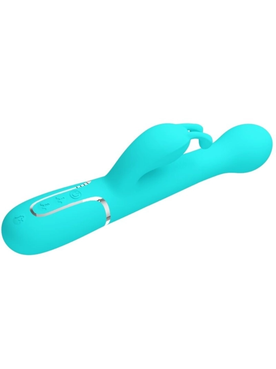 Dejon Rabbit Vibrator 3 in 1 Multifunktions-Aquagrün von Pretty Love Flirtation