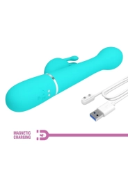 Dejon Rabbit Vibrator 3 in 1 Multifunktions-Aquagrün von Pretty Love Flirtation