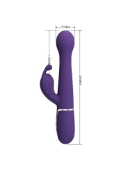 Dejon Rabbit Vibrator 3 in 1 Multifunktions-Lila von Pretty Love Flirtation