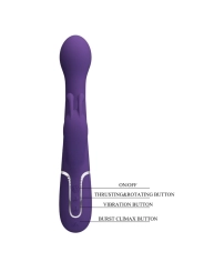 Dejon Rabbit Vibrator 3 in 1 Multifunktions-Lila von Pretty Love Flirtation