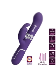 Coale Rabbit Vibrator 4 in 1 Lila von Pretty Love Flirtation