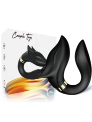 Fox Vibrator für Paare mit Fernbedienbares Schwarz von Armony For Couples