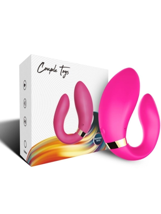 Vibrator für Paare mit Fernbedienbares Fuchsia von Armony For Couples