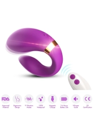 Crescent Vibrator für Paare, Fernbedienung, Lila von Armony For Couples