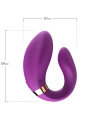 Crescent Vibrator für Paare, Fernbedienung, Lila von Armony For Couples