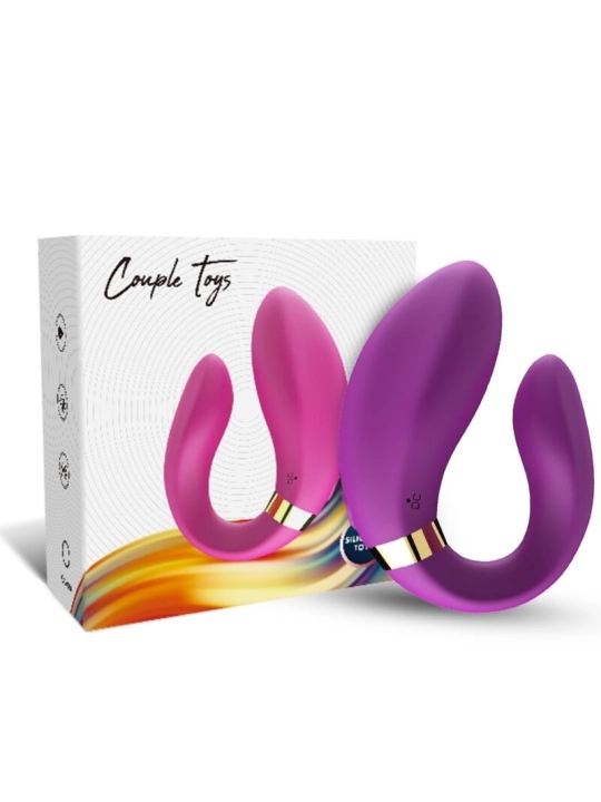 Crescent Vibrator für Paare, Fernbedienung, Lila von Armony For Couples