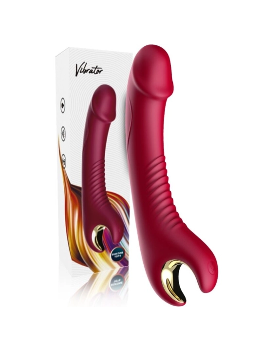 Prince Dildo Vibrator & Rotator Rot von Armony Vibrators