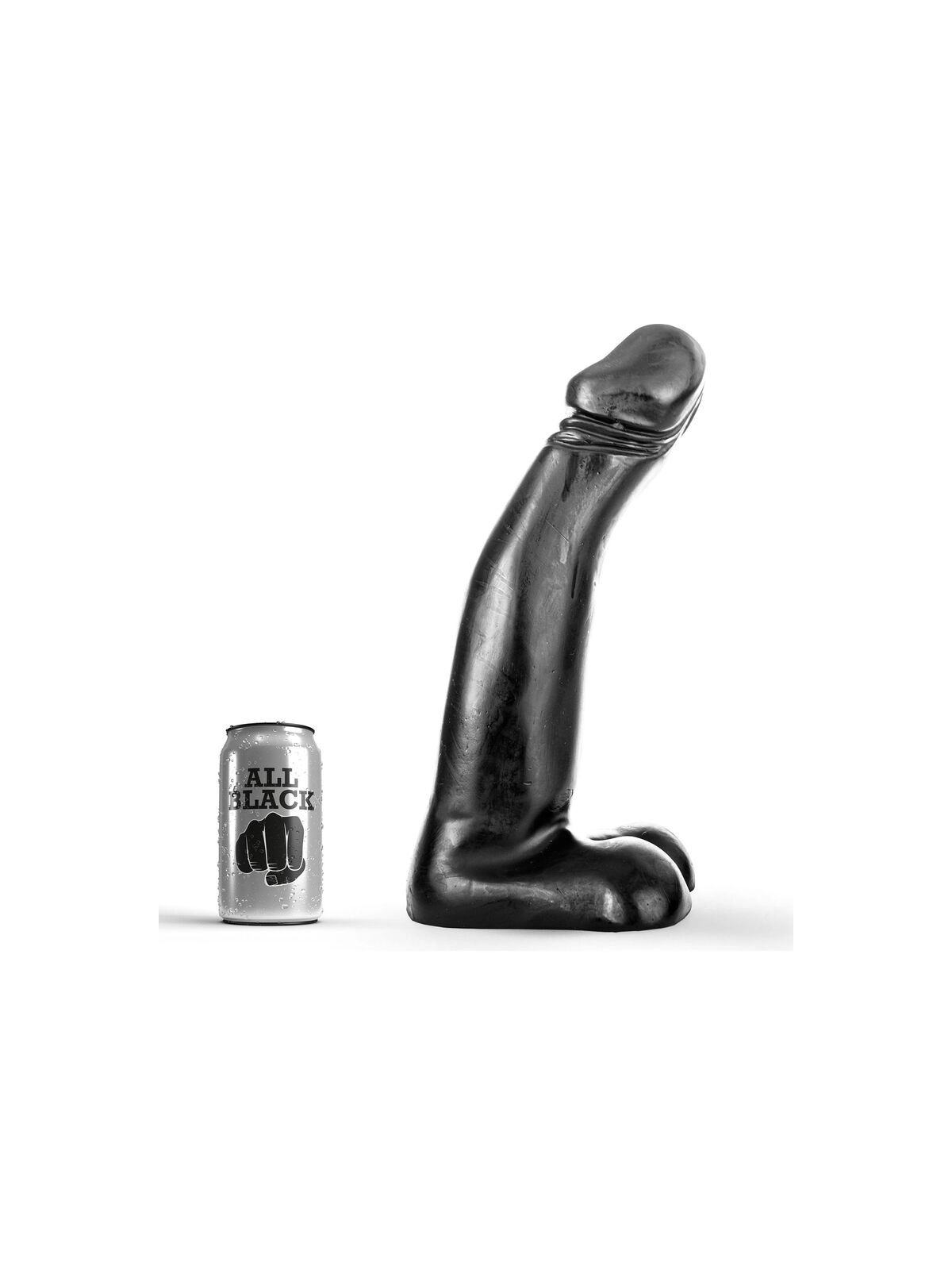 Realistischer Schwarzer Fistingdildo 29 cm von All Black