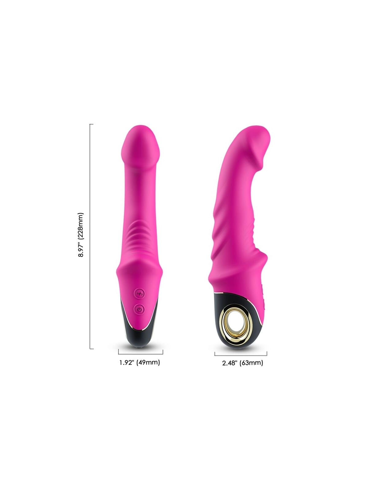 Joyblade Dildo Vibrator Rotator Fuchsia von Armony Vibrators