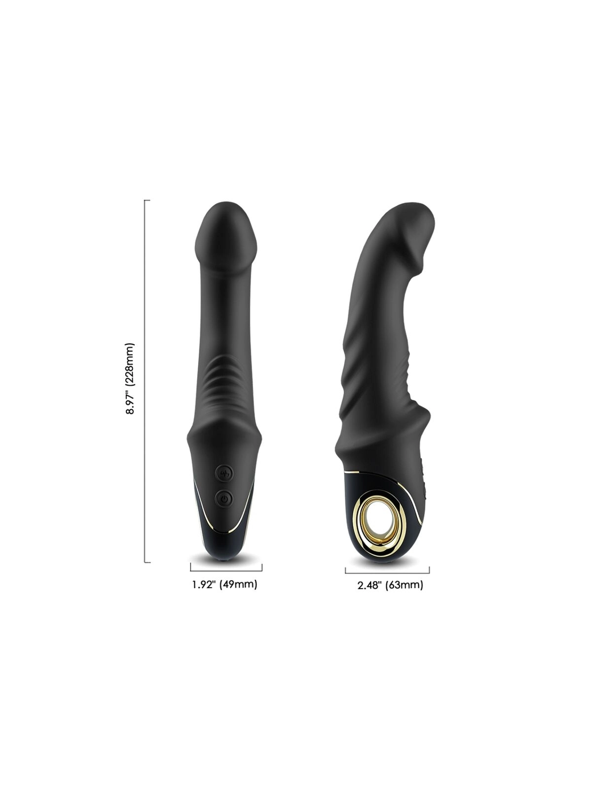 Joyblade Dildo Vibrator Rotator Schwarz von Armony Vibrators