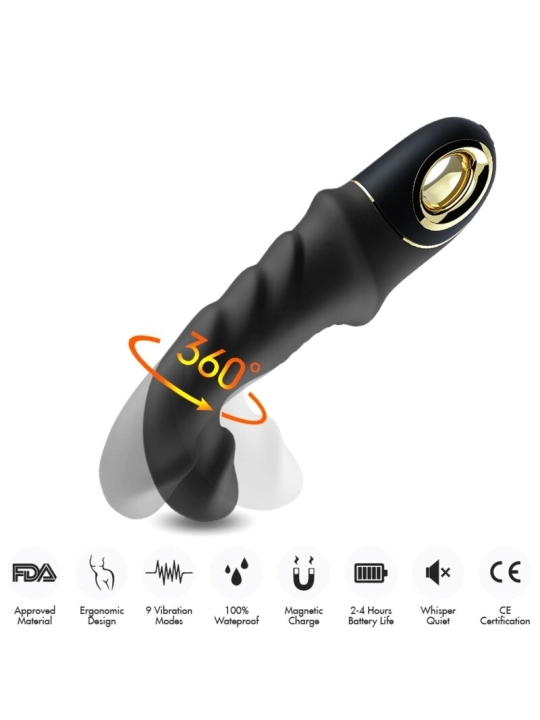 Joyblade Dildo Vibrator Rotator Schwarz von Armony Vibrators