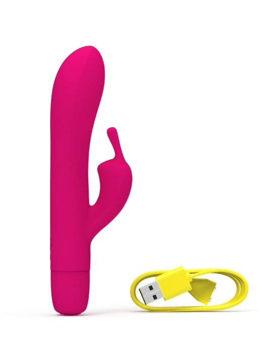 Bwild Bunny Infinite Klassischer Wiederaufladbarer Vibrator Rosa Silikon von B Swish