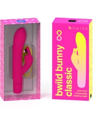 Bwild Bunny Infinite Klassischer Wiederaufladbarer Vibrator Rosa Silikon von B Swish